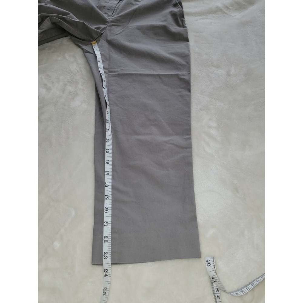 Pendleton Womens Gray Flat Front Straight Leg Cas… - image 4